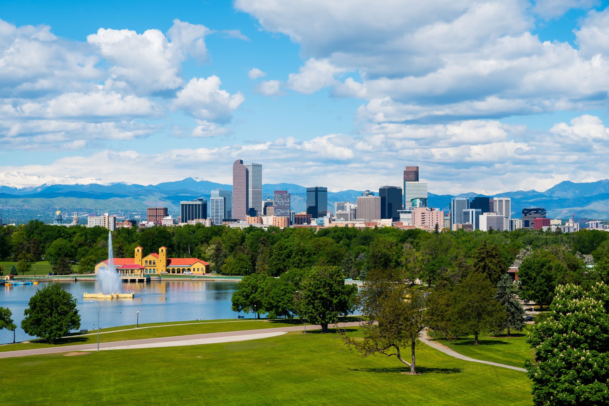 Denver city skyline