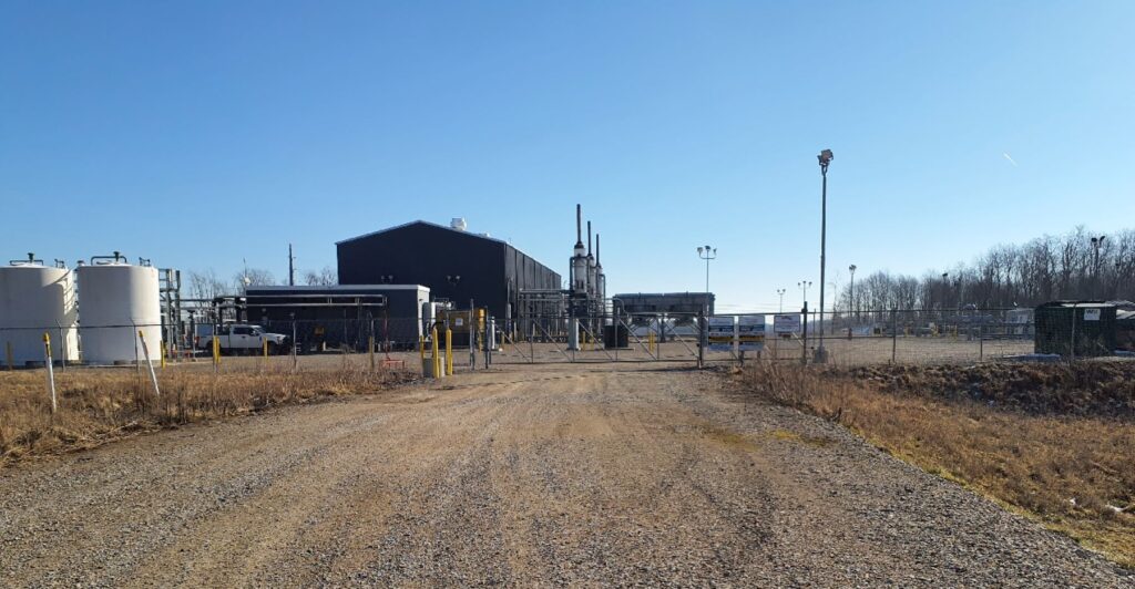 Image of the Rover-Bulger Compressor Station and Harmon Creek Meter Station